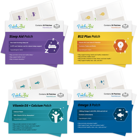 Pack de patchs vitaminés pour stabiliser l'humeur par PatchAid