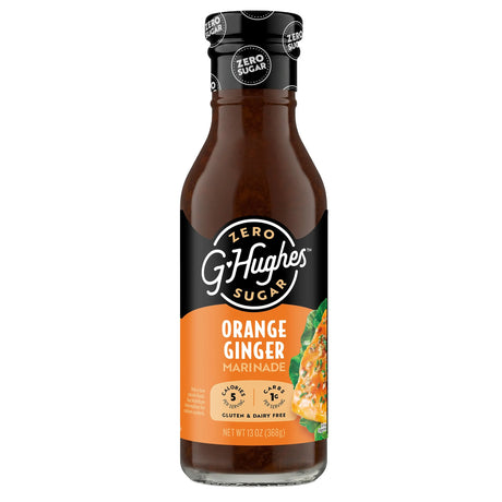 Adobo G Hughes Smokehouse Sin Azúcar - Naranja Jengibre (369 g) / Una botella