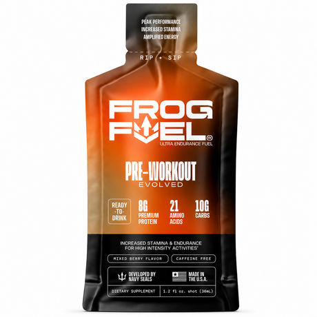 Frog Fuel Pre-Workout Ultra Endurance Fuel Shot, 1.2 fl. oz - Mixed Berry