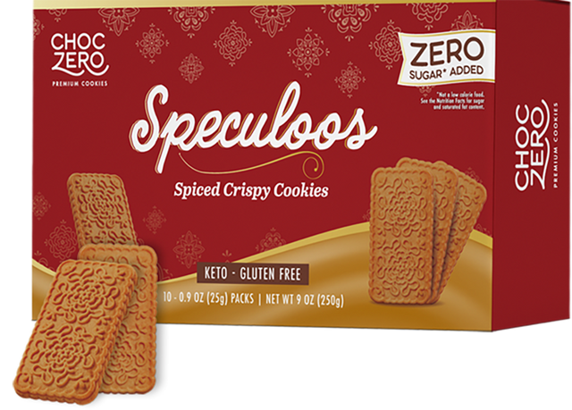 ChocZero Speculoos Spiced Crispy Cookies, 9 oz by ChocZero | Netrition