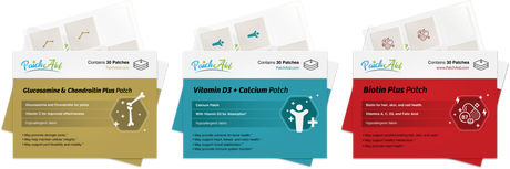 Pack de Patchs de Vitamines Corps Fort Intérieur et Extérieur par PatchAid