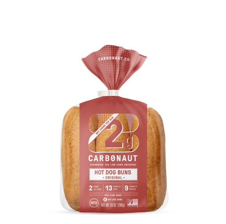 Panecillos para Perritos Calientes Bajos en Carbohidratos Carbonaut 6 unidades