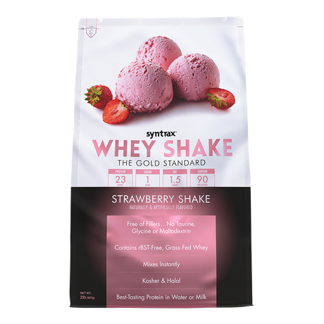 Syntrax Whey Shake - Batido de fresa / Bolsa de 2 libras