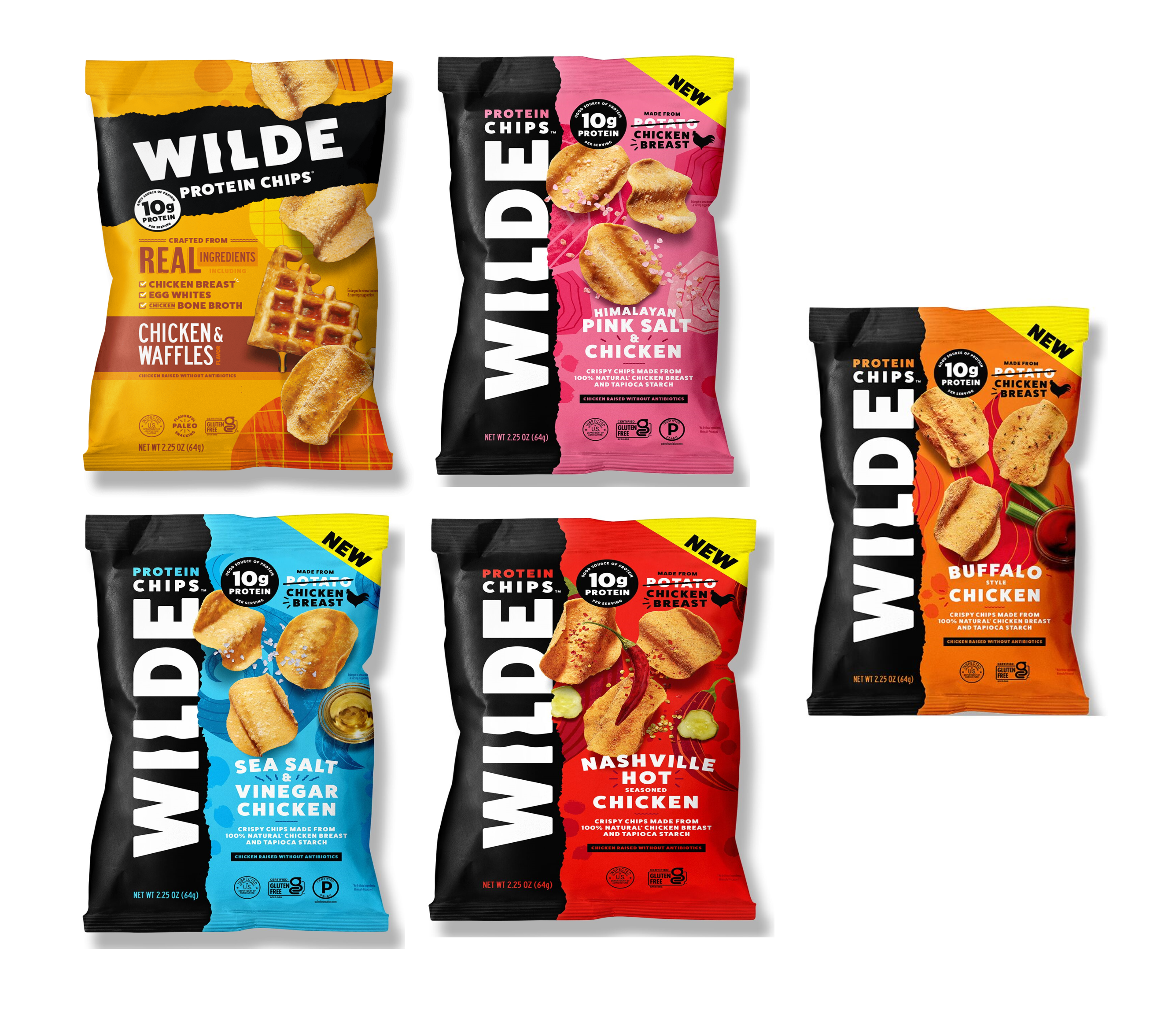 Wilde Chicken Chips - Variety Pack by Wilde Chips - Exclusive