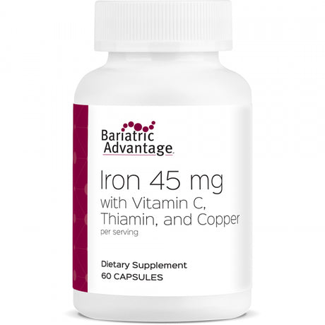 Capsules de fer Bariatric Advantage (45 mg)