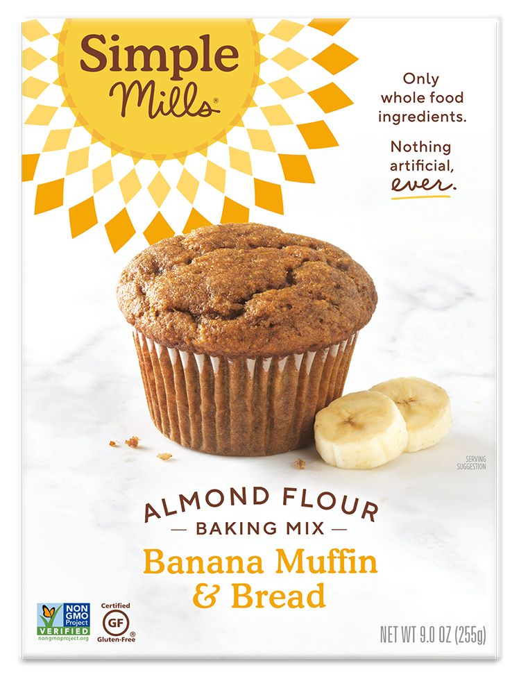 Simple Mills Banana Muffin & Bread Almond Flour Mix 9 oz 
