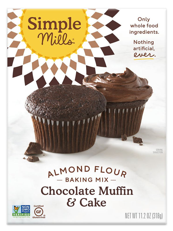 Simple Mills Chocolate Muffin & Cake Almond Flour Mix 11.2 oz 