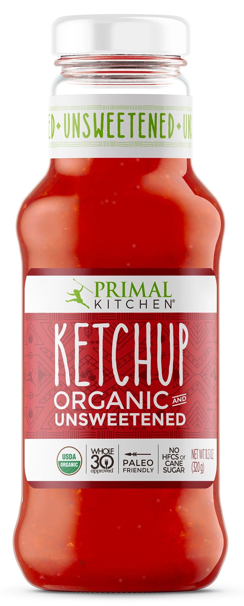 Primal Kitchen Organic Unsweetened Ketchup (3 x 11.3oz bottles)
