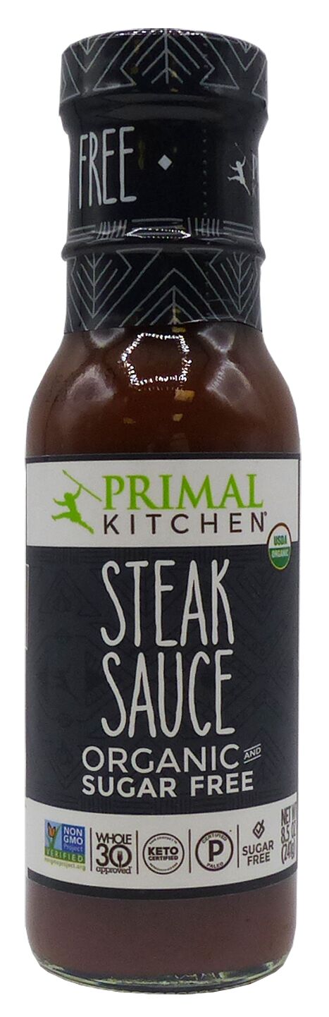 Primal Kitchen Steak Sauce, Organic and Sugar Free - 8.5 oz