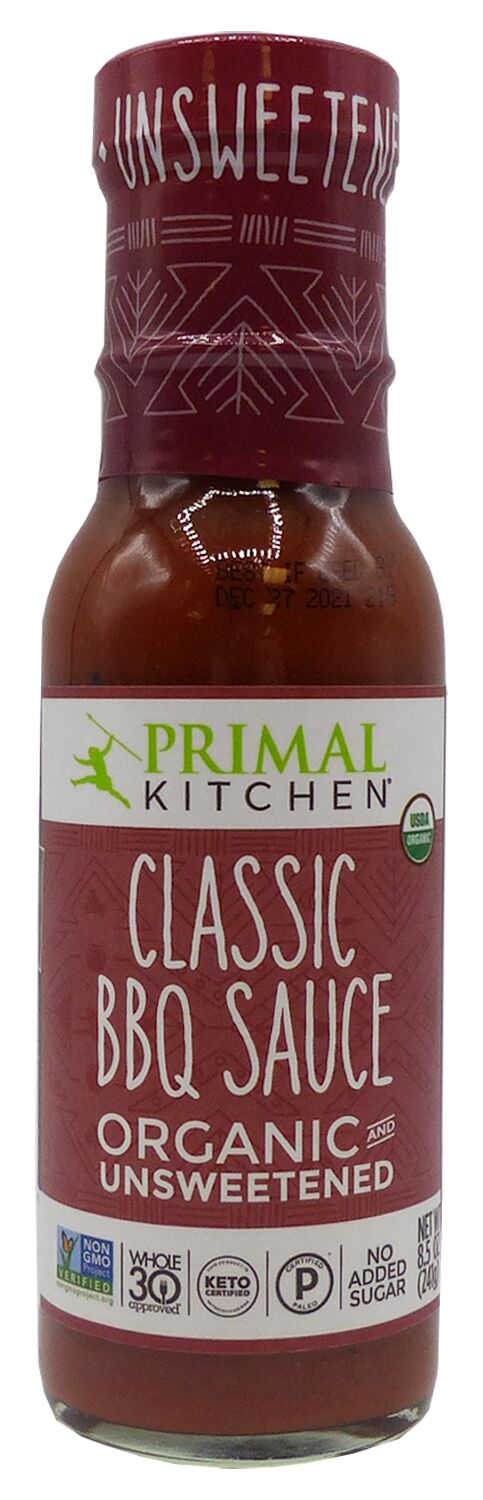 Primal Kitchen BBQ Sauce, Organic & Unsweetened, Classic - 8.5 oz