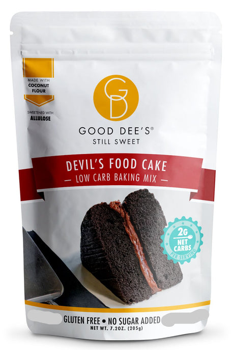 Good Dee's Low Carb Devil's Food Cake Baking Mix 7.2 oz