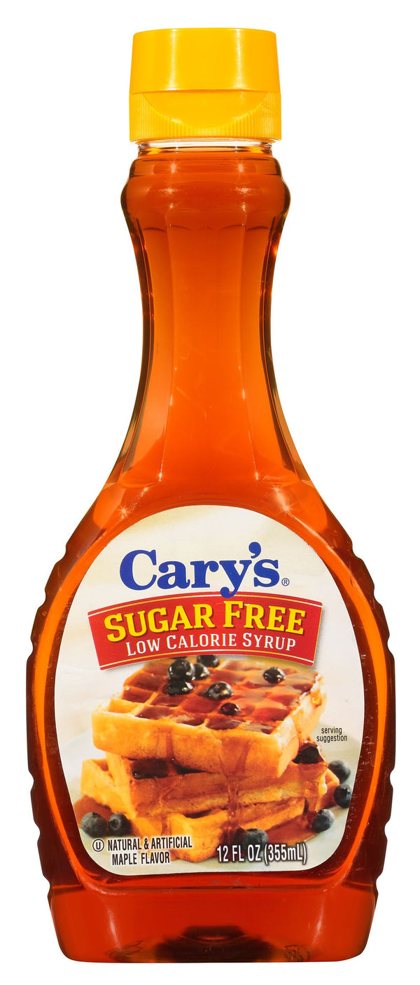 Cary's Sugar Free Low Calorie Syrup, Maple Flavored 12 fl oz 
