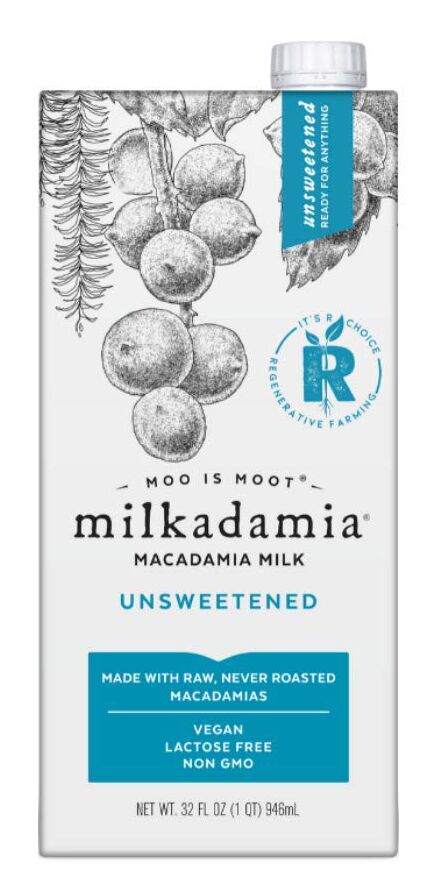 Milkadamia Unsweetened Macadamia Milk - Original / 32 fl oz