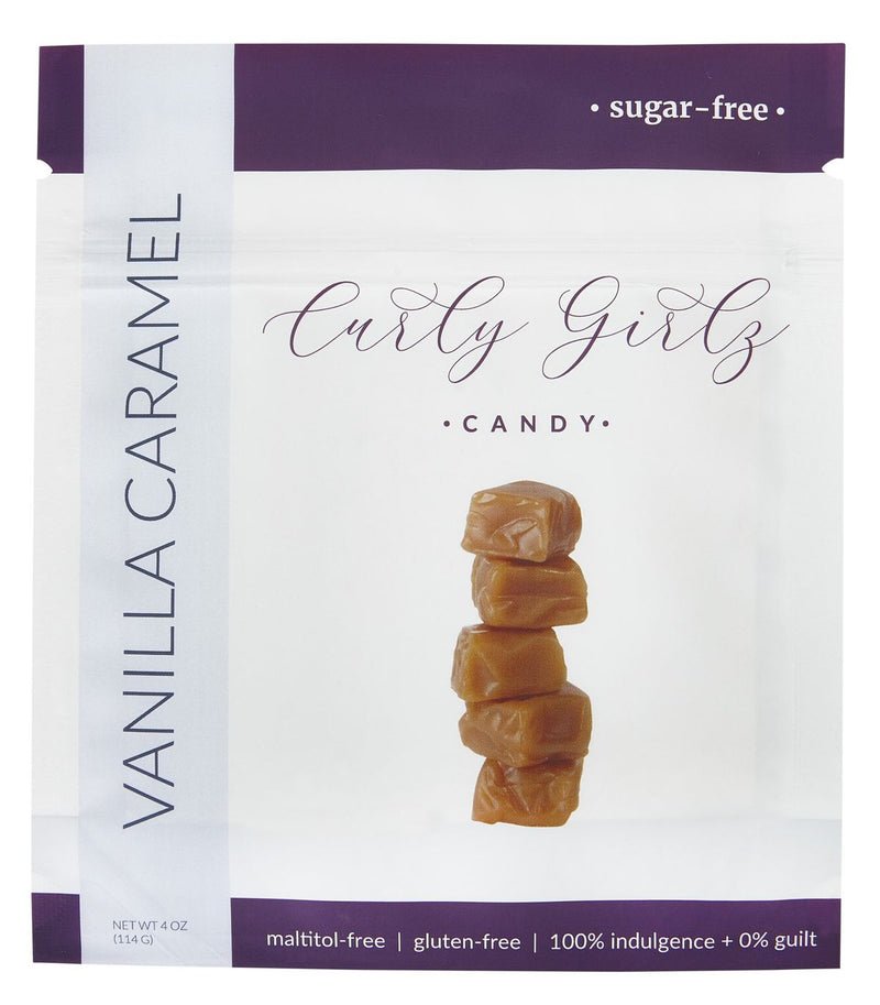 Curly Girlz Sugar-Free Caramel Candy