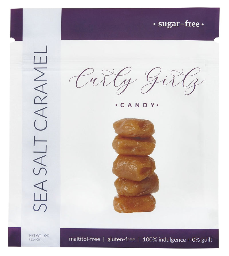 Curly Girlz Sugar-Free Caramel Candy