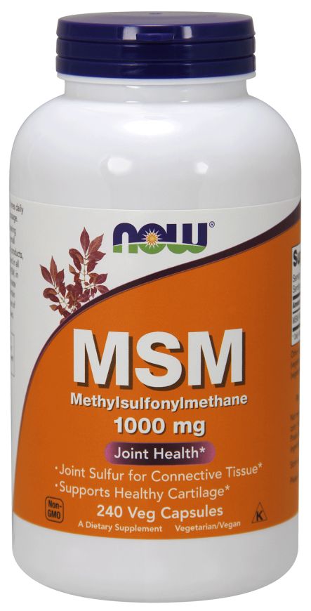 NOW MSM - 240 veg capsules / 1000 mg