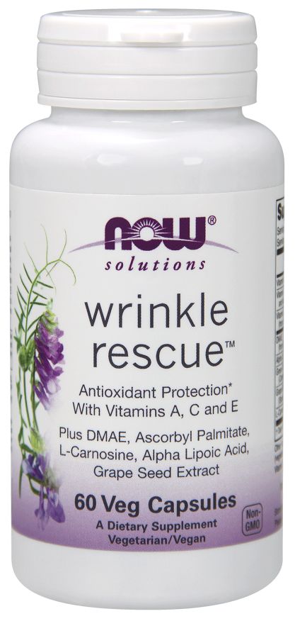 NOW Wrinkle Rescue 60 veg capsules 