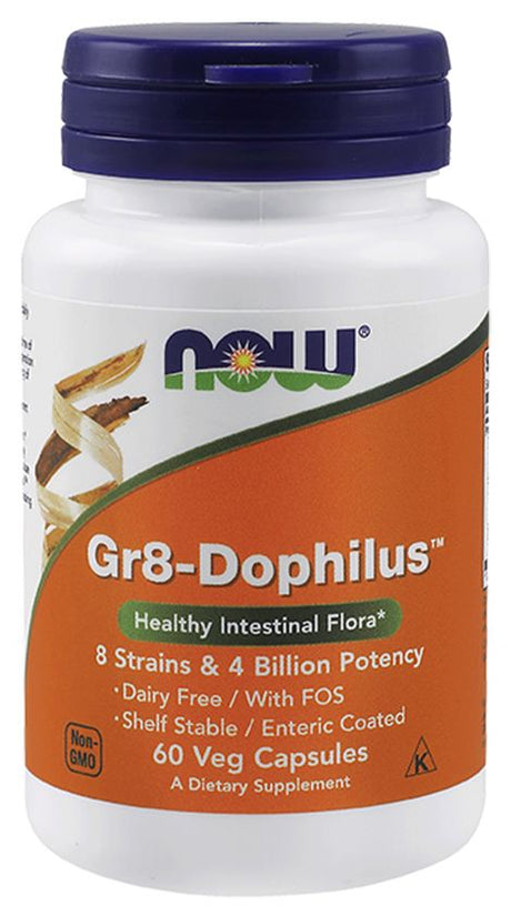 NOW Gr8-Dophilus™ - 60 Veg Capsules