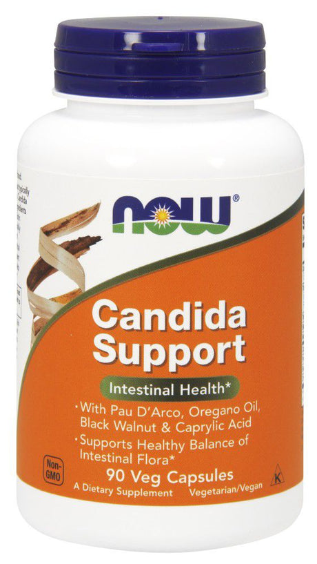 NOW Candida Support, 90 cápsulas vegetales
