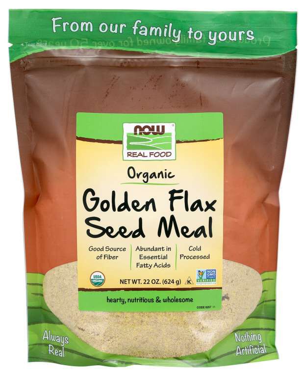 Organic Flaxseed Meal, Whole Ground, 32 oz (907 g)