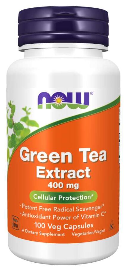 NOW Green Tea Extract 100 veg capsules 