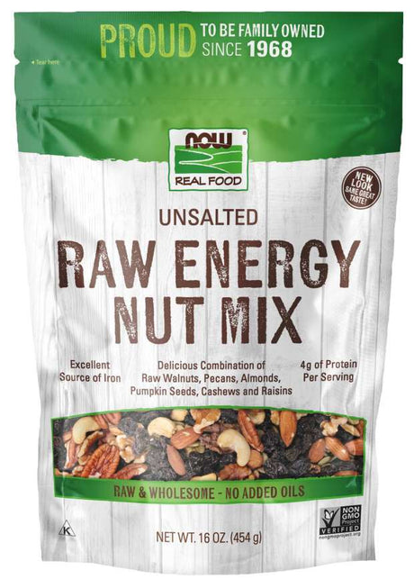 NOW Raw Energy Nut Mix 1 lb.