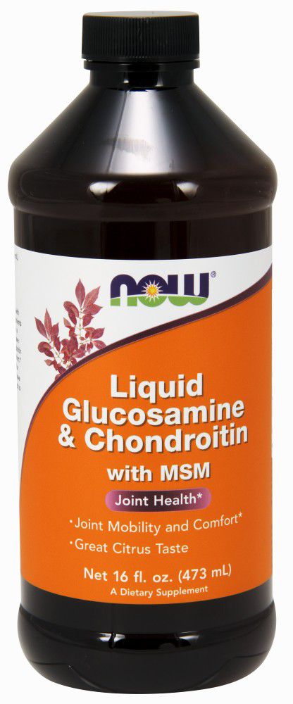 NOW Glucosamine / Chondroitin / MSM Liquid 16 fl oz. 
