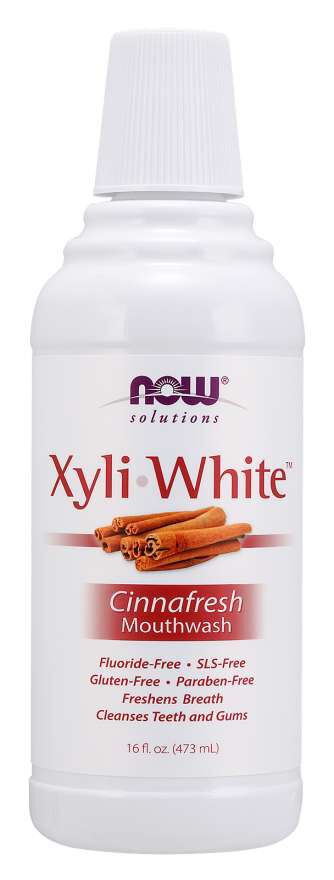 NOW XyliWhite Mouthwash - 16 fl oz. / Cinnafresh