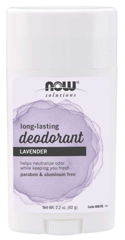 NOW Long Lasting Deodorant Stick 2.2 oz