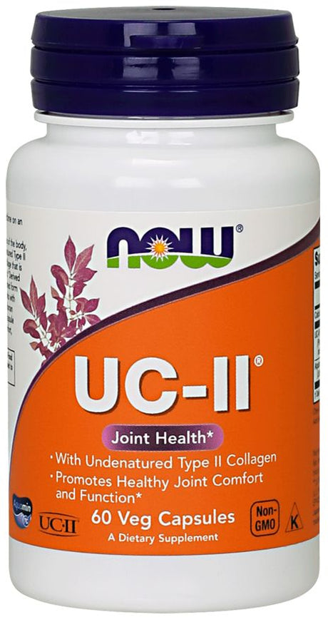 NOW UC-II, Undenatured Type II Collagen 60 veg capsules