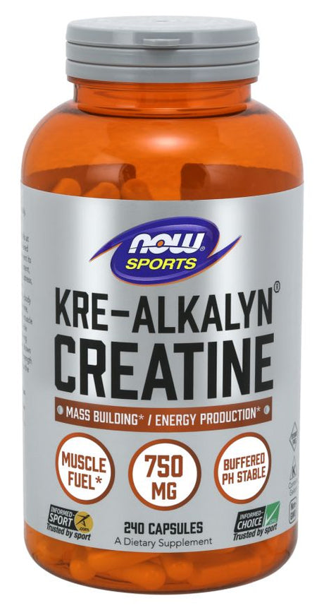 NOW Créatine Kre-Alkalyn 750 mg - 240 gélules
