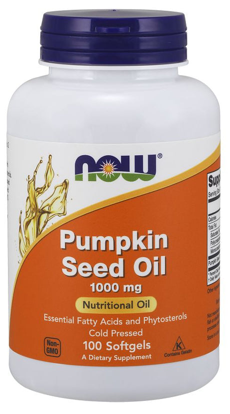 NOW Pumpkin Seed Oil 100 softgels