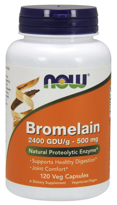 NOW Bromelain, 500mg - 120 veg caps