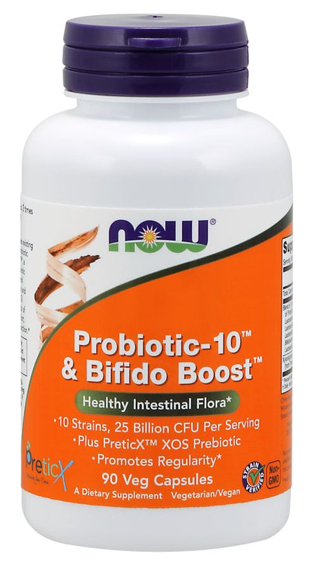 NOW Probiotic-10 & Bifido Boost 90 veg capsules