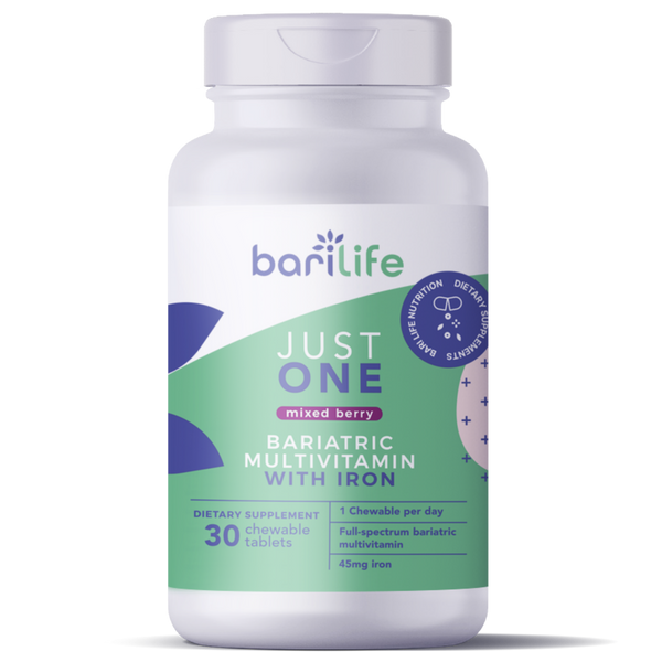 Bari Life Just One Multivitamin with Iron Chewable - Mixed Berry 