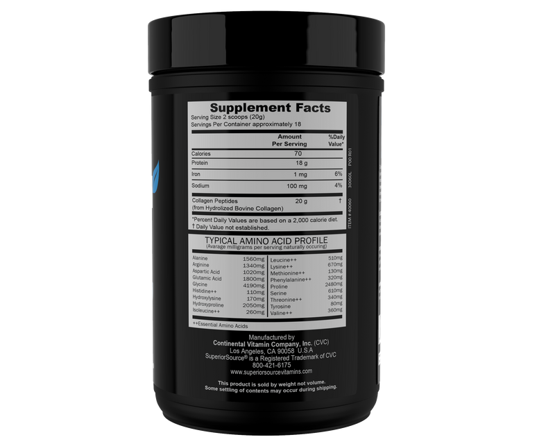 Superior Source Collagen Peptides Powder, Unflavored, 12.7 oz 