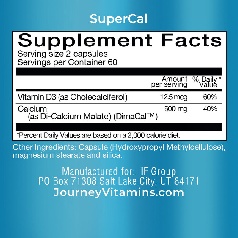 Journey SuperCal Calcium Capsules by Bariatric Eating