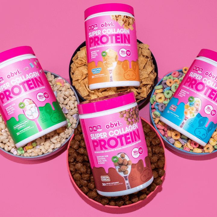Super Collagen Protein Powder by Obvi - Variety Pack 