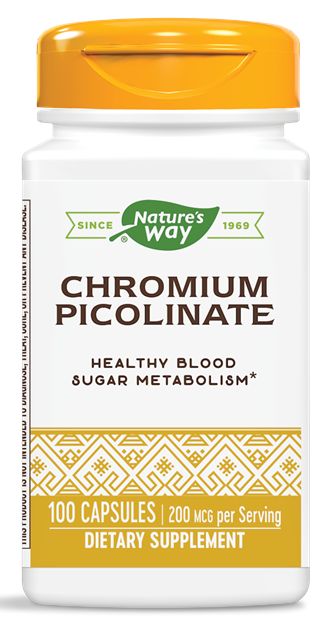 Nature's Way Chromium Picolinate 100 capsules 