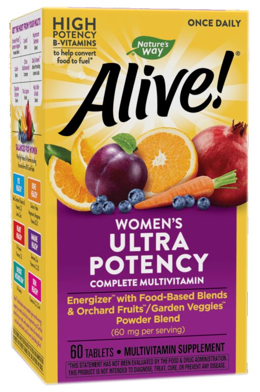 Nature's Way Alive! Once Daily Ultra Potency Complete Multivitamin, Women's 60 tablets 