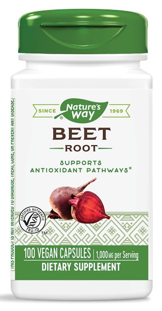 Nature's Way Beet Root 100 vegan capsules 