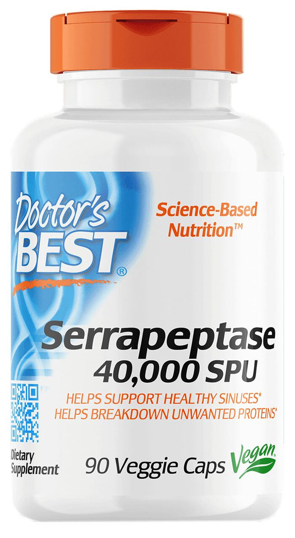 Doctor's Best Serrapeptase 90 veggie caps 