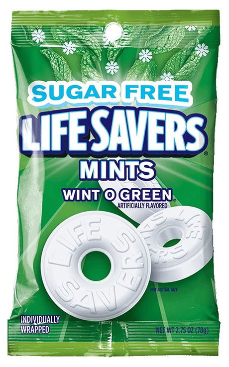 Wrigley's Sugar Free Life Savers - 2.75 oz / Wint-O-Green