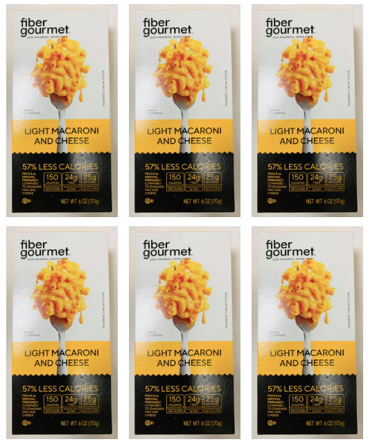 Fiber Gourmet Light Macaroni and Cheese 6 oz 