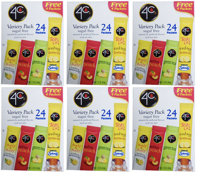 4C Sugar Free Iced Tea Drink Mix Sticks (24 stick box) 
