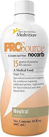 ProSource Collagène Liquide & Protéine de Lactosérum Sans Glucides par Medtrition - Neutre / Une Bouteille (887 ml)