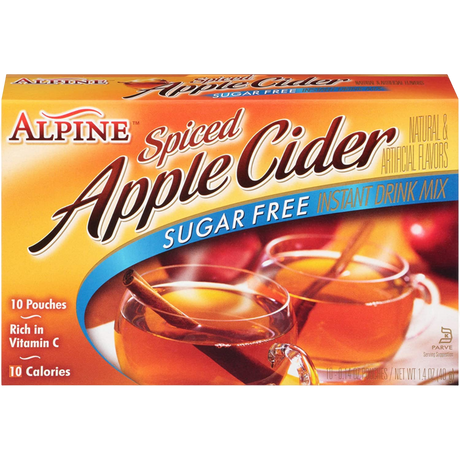 Alpine Cider Sugar Free Spiced Apple Cider 10 pouches