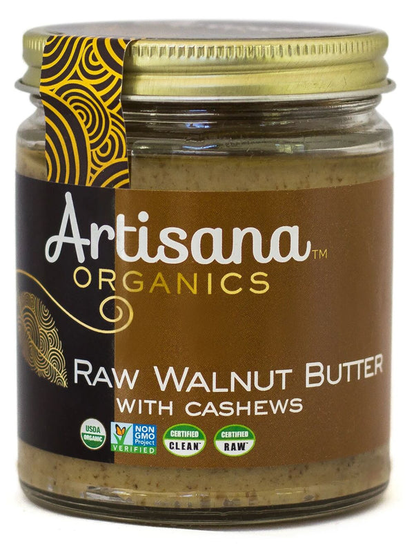 Artisana Raw Walnut Butter with Cashews 8 oz. 