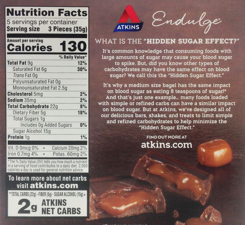 Atkins Nutritionals Endulge Squares 6.1 oz. 