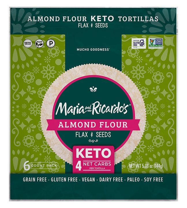 Maria and Ricardo's Almond Flour Keto Tortillas